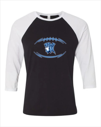 John Jay Patriots Football #3 Men's Baseball T-Shirt