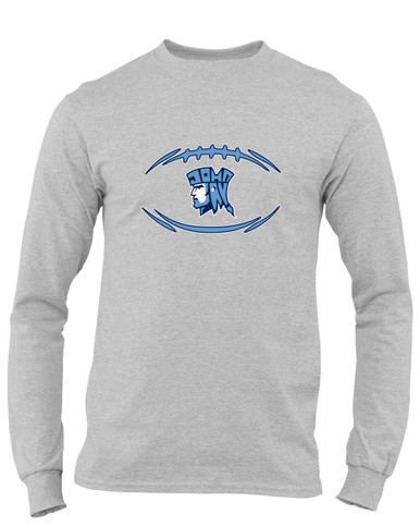 John Jay Patriots Football #3 Men's LS T-Shirt