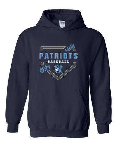 John Jay Patriots Baseball #2 Men's Hoodie