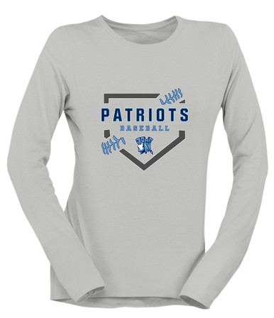 John Jay Patriots Baseball #2 Women's Premium LS T-Shirt