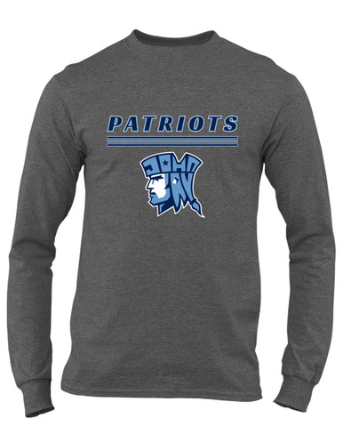 John Jay Patriots Mascot #8 Men's LS T-Shirt