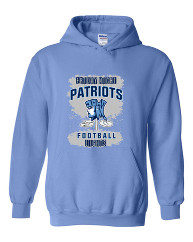 John Jay Patriots Football #6 Men's Hoodie