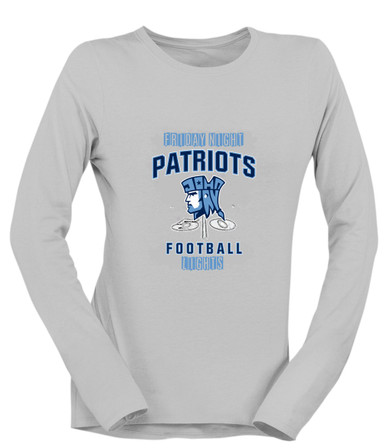 John Jay Patriots Football #6 Women's LS T-Shirt
