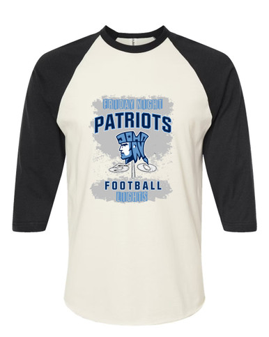 John Jay Patriots Football #6 Men's Baseball T-Shirt