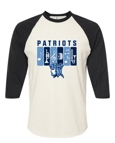 John Jay Patriots Band # 2 Men's Baseball T-Shirt