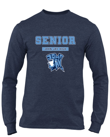 John Jay Patriots Senior #2 Men's LS T-Shirt