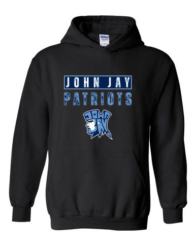 John Jay Patriots Mascot #9 Men's Hoodie