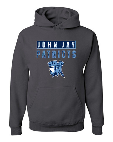 John Jay Patriots Mascot #9 Men's Premium Hoodie