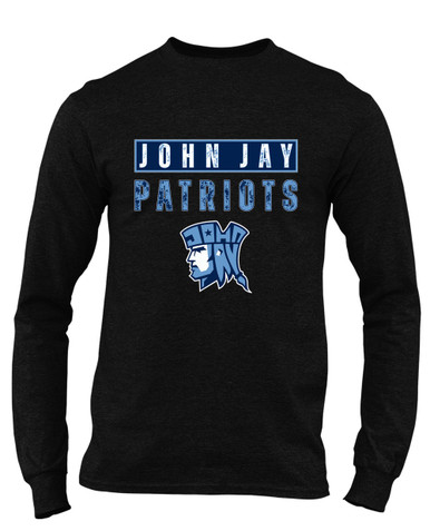 John Jay Patriots Mascot #9 Men's LS T-Shirt