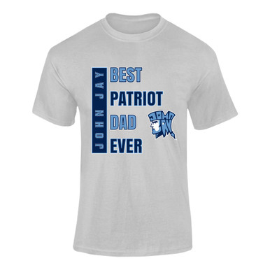 John Jay Patriots Best Patriot Dad Men's SS T-Shirt