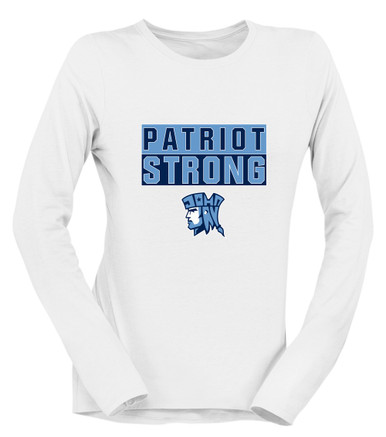 John Jay Patriots Strong #1 Women's LS T-Shirt