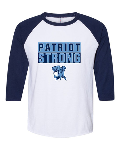 John Jay Patriots Strong #1 Men's Baseball T-Shirt