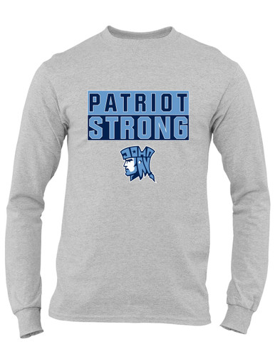 John Jay Patriots Strong #1 Men's LS T-Shirt