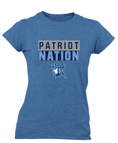 John Jay Patriots Nation #1 Women's Premium SS T-Shirt