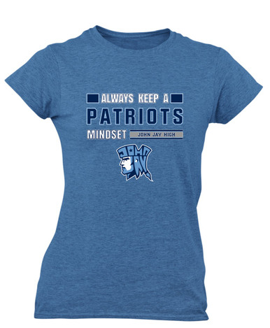 John Jay Patriots Mindset Women's Premium SS T-Shirt