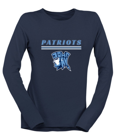 John Jay Patriots Mascot #8 Women's Premium LS T-Shirt