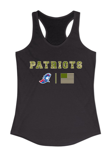 Jay County Patriots Camo Flag Women's Tank Top
