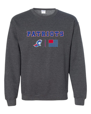 Jay County Patriots Team Colors Flag Men's Sweatshirt