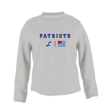 Jay County Patriots Team Colors Flag Women's Sweatshirt