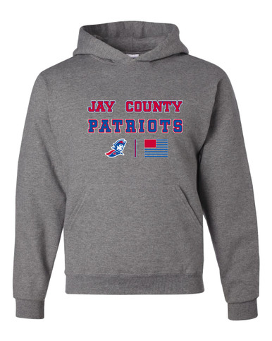Jay County Patriots Spirit Flag Men's Premium Hoodie