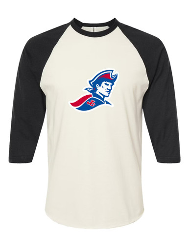 Jay County Patriots Mascot #1 Men's Baseball T-Shirt