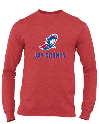 Jay County Patriots Mascot #2 Men's LS T-Shirt