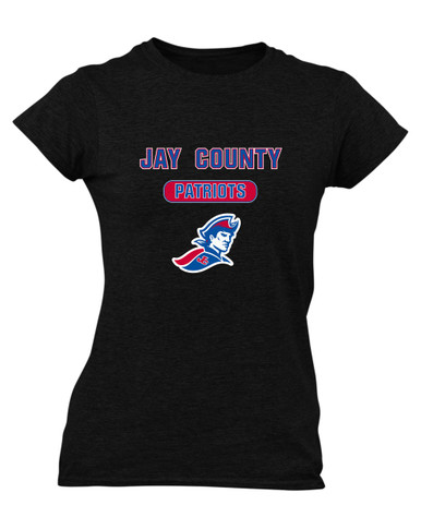 Jay County Patriots Mascot #3 Women's SS T-Shirt