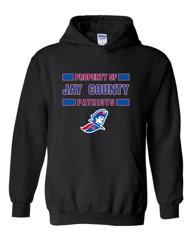 Jay County Patriots Property Of Men's Hoodie