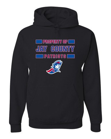 Jay County Patriots Property Of Men's Premium Hoodie
