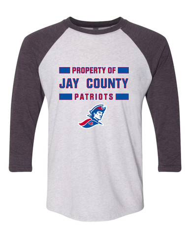 Jay County Patriots Property Of Women's Baseball T-Shirt