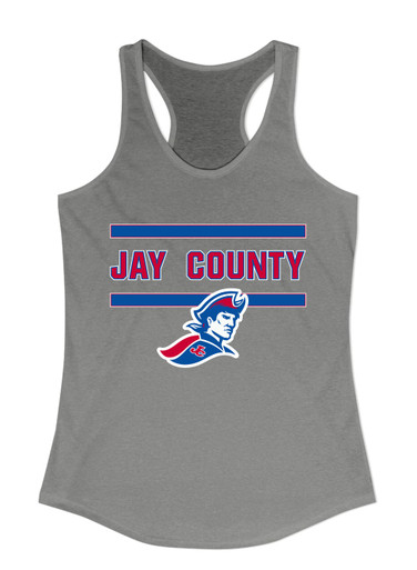 Jay County Patriots Mascot #4 Women's Tank Top