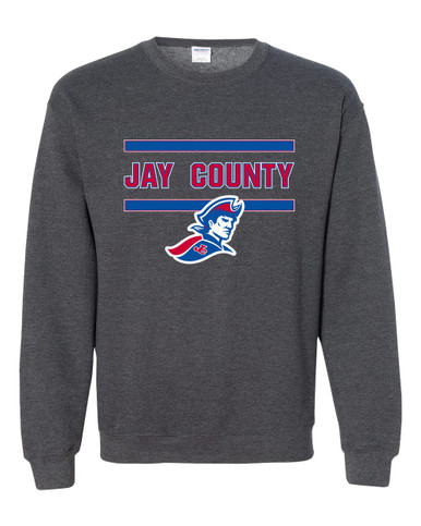 Jay County Patriots Mascot #4 Men's Sweatshirt
