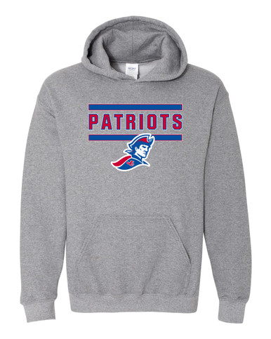 Jay County Patriots Mascot #5 Men's Hoodie