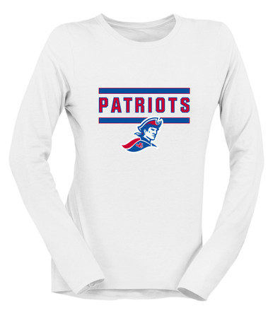 Jay County Patriots Mascot #5 Women's LS T-Shirt