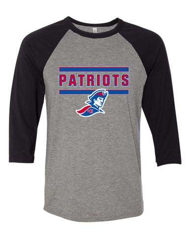 Jay County Patriots Mascot #5 Men's Baseball T-Shirt