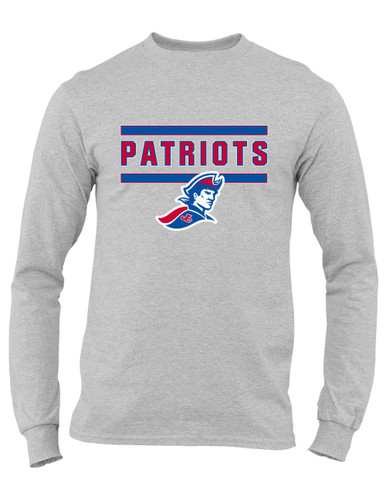 Jay County Patriots Mascot #5 Men's Premium LS T-Shirt