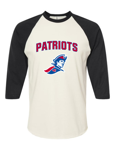 Jay County Patriots Mascot #6 Men's Baseball T-Shirt