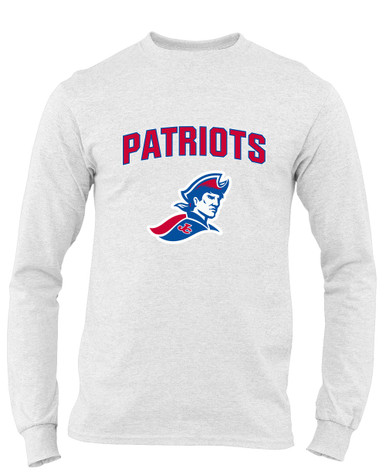 Jay County Patriots Mascot #6 Men's Premium LS T-Shirt