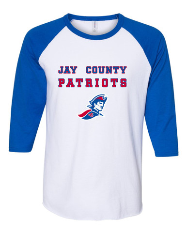Jay County Patriots Spirit Women's Baseball T-Shirt