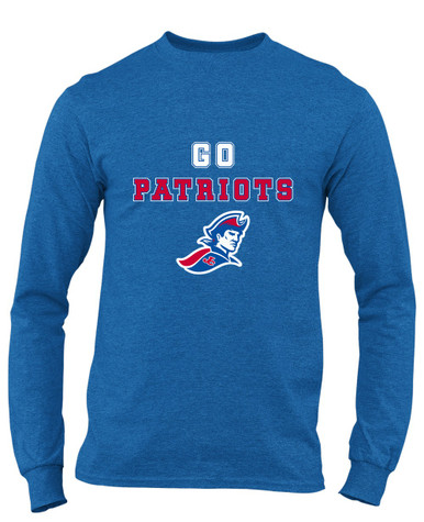 Jay County Patriots Go Team Men's LS T-Shirt
