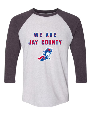 Jay County Patriots We Are Men's Baseball T-Shirt