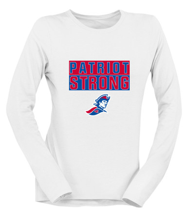 Jay County Patriots Strong #1 Women's Premium LS T-Shirt