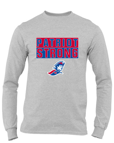 Jay County Patriots Strong #1 Men's LS T-Shirt