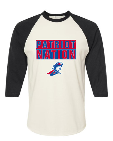 Jay County Patriots Nation #1 Men's Baseball T-Shirt