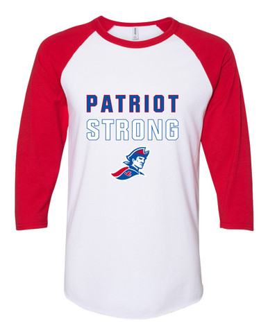 Jay County Patriots Strong #2 Men's Baseball T-Shirt