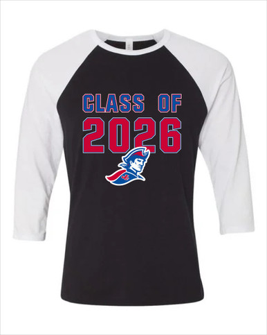Jay County Patriots Class of 2026 Men's Baseball T-Shirt