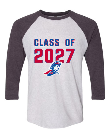 Jay County Patriots Class of 2027 Men's Baseball T-Shirt