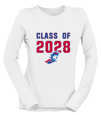 Jay County Patriots Class of 2028 Women's LS T-Shirt