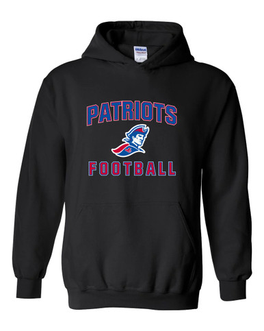 Jay County Patriots Football #1 Men's Hoodie