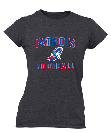 Jay County Patriots Football #1 Women's Premium SS T-Shirt